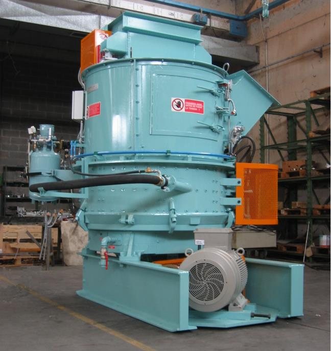 Speedmullor serie B azzurra con iniettore pneumatico di additivi a bordo macchina